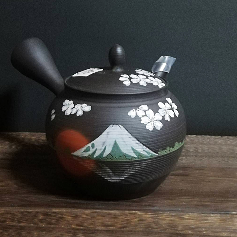 Japanese Teapot for Green Tea Kyusu Tokoname Japanese Teapot from Tokoname 