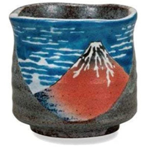 Kutani ware Japan tea cup Hokusai