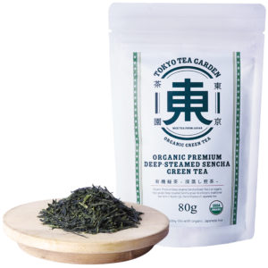 Organic Premium Deep-steamed Sencha Green Tea 80g made in Kyoto