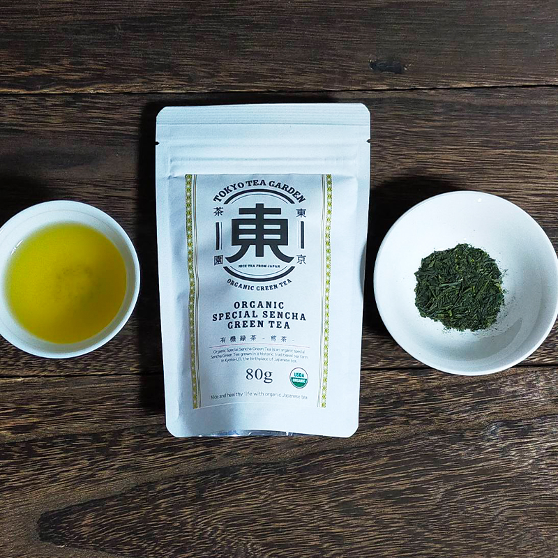 Organic Special Sencha Green Tea 80g | Tokyo tea garden