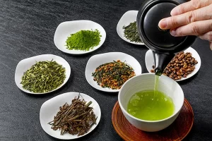 What kind of tea is drank in Japan?